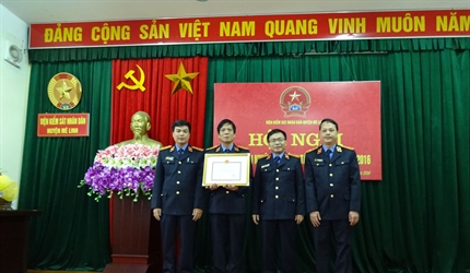 VKS huyện Mê Linh tổ chức Hội nghị triển khai nhiệm vụ công tác năm 2016